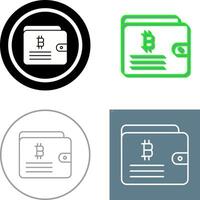 Wallet Icon Design vector