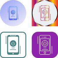 Power Button Icon Design vector