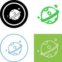 diseño de icono de planeta vector