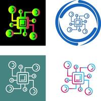 Connection Icon Design vector