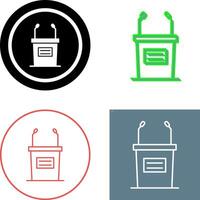 Debate Icon Design vector