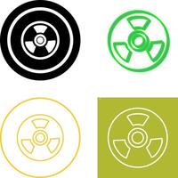 Nuclear Icon Design vector