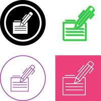 Pen Icon Design vector