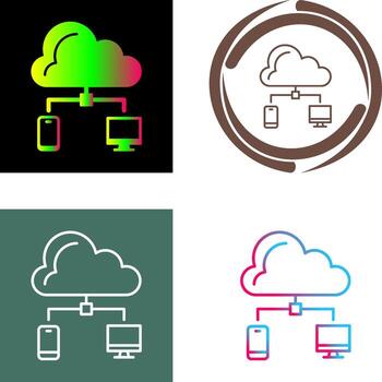 Cloud Icon Design vector