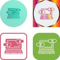 Infected Message Icon Design vector