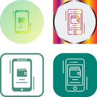 E-wallet Icon Design vector