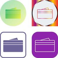 Unique Wallet Icon Design vector