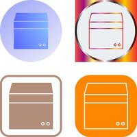 Unique Box Icon Design vector