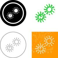 Unique Virus Icon Design vector