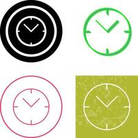 único reloj icono diseño vector