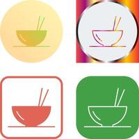 Unique Food Icon Design vector