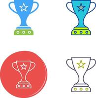 Unique Winner Icon Design vector