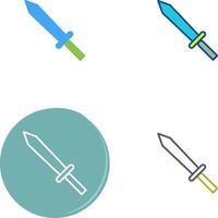 Unique Sword Icon Design vector