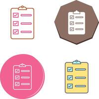 Unique Orders List Icon Design vector