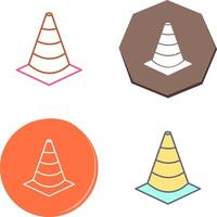 Unique Cone Icon Design vector