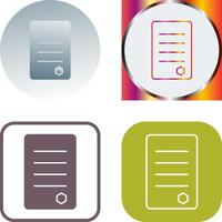 Unique Reports Icon Design vector