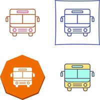 Bus Icon Design vector