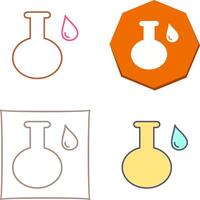 Acidic Liquid Icon Design vector