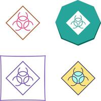 Biological Hazard Icon Design vector