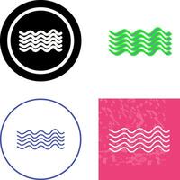 Magnetic Waves Icon Design vector