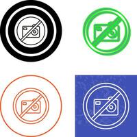 No Pictures Icon Design vector