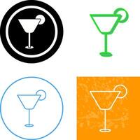 Cocktail Drink Icon Design vector