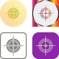 Unique Target Icon Design vector