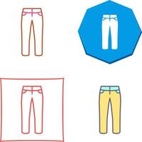 Trousers Icon Design vector