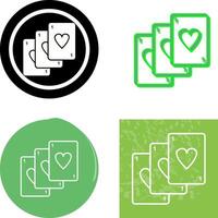 Unique Deck of Cards Icon Design vector