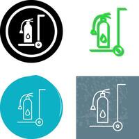 Unique Moveable Extinguisher Icon Design vector