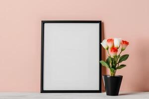 Signle Frame Realistic Wall Photo Frame