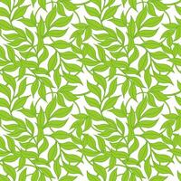 Seamless pattern of green creeping shoots. Hanging leaves of tradescantia, landscaping. drawing for wallpaper, covers, packaging paper. Green ivy. vector