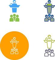 Seminar Icon Design vector