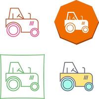 Tractor Icon Design vector