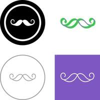 diseño de icono de bigote vector