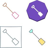 Hand Shovel Icon Design vector