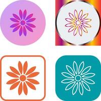 Unique Flower Icon Design vector