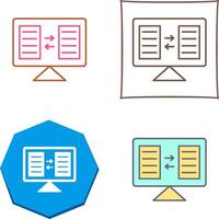 File Sharing Icon Design vector