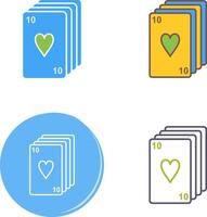 Deck of Cards Icon Design vector