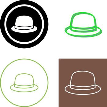 diseño de icono de sombrero vector