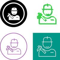 Worker Icon Design vector