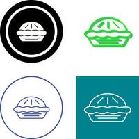 Pie Icon Design vector