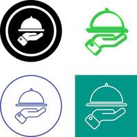 Waiter Icon Design vector