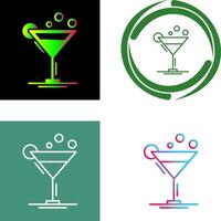 Cocktail Icon Design vector