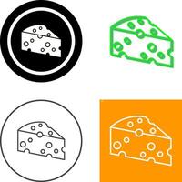 Cheese Icon Design vector