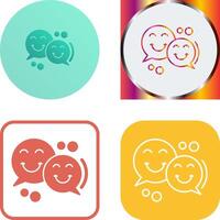 Chatting Icon Design vector