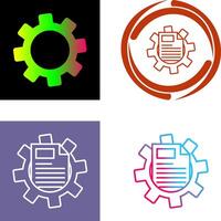 Cogwheel Icon Design vector