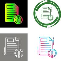 Document Icon Design vector