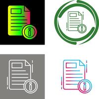 diseño de icono de documento vector