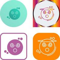 Dizzy Icon Design vector